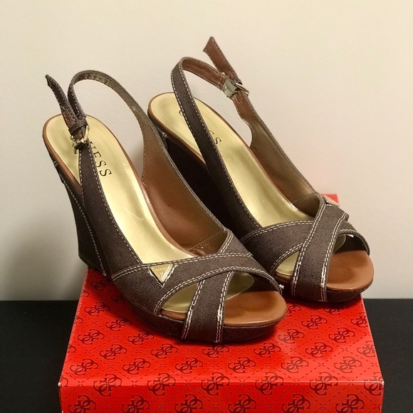 GUESS Wedge Shoes in excellent used condition
Size: 7.5
Price Paid: $64.99 + tax - Picture 3 of 7